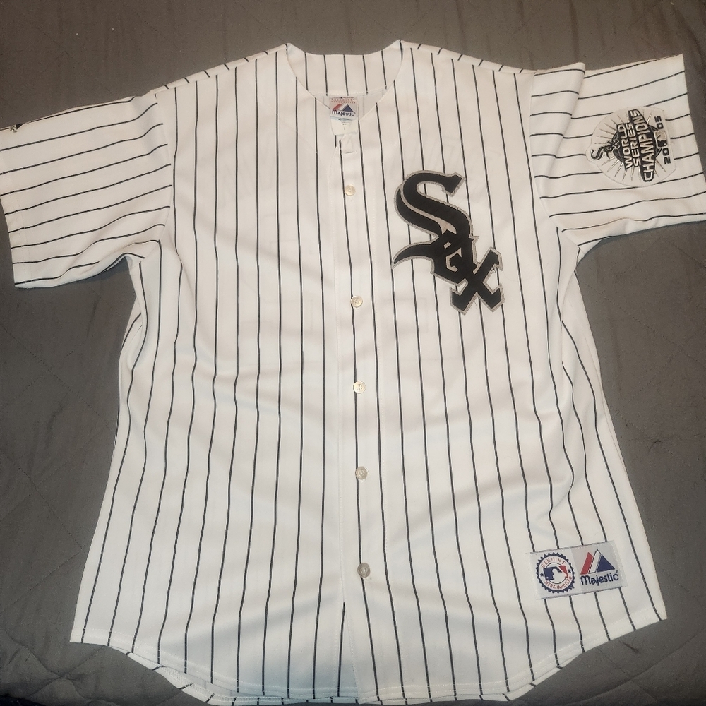 Majestic 2005 World Series Chicago White Sox Home Jersey #22 Scott Podsednik VTG